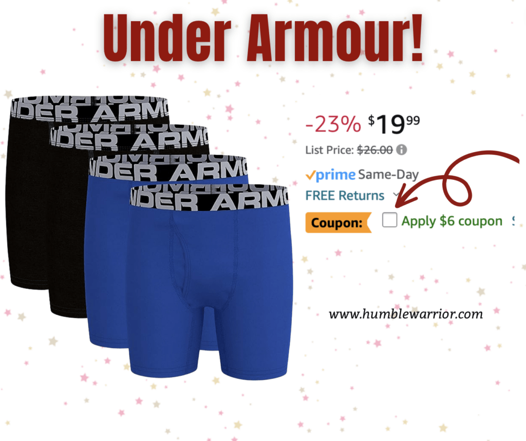 Under Armour Charged Boxer Jocks